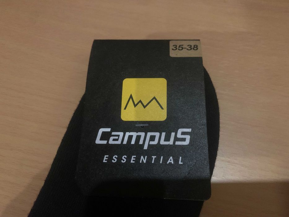 Campus ESSENTIAL skarpetki czarne 3-pak rozmiar 35-38