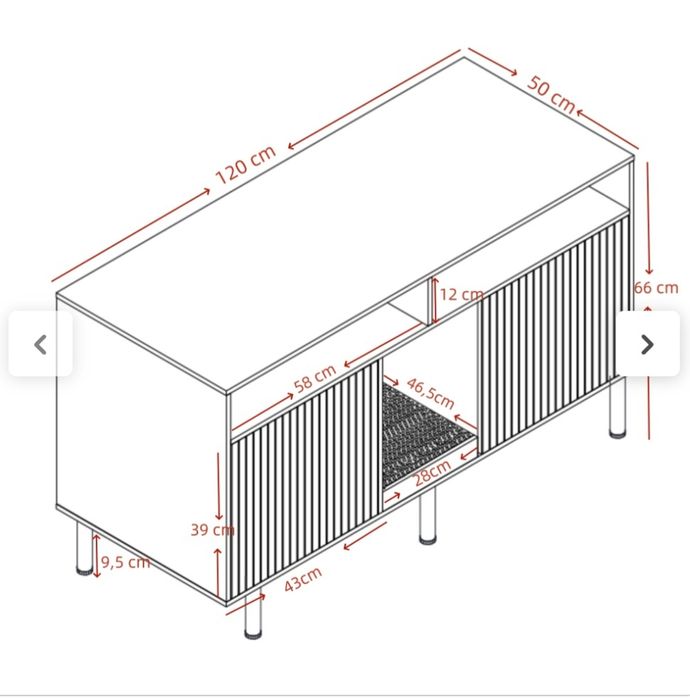 Móvel elegante para duas caixas de areia para gatos, com arrumação