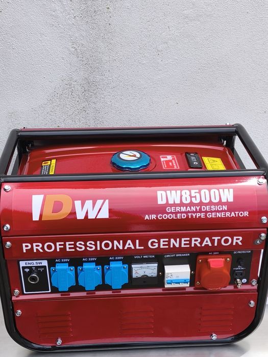 Gerador 8500w de arranque de corda monofásico e trifásico