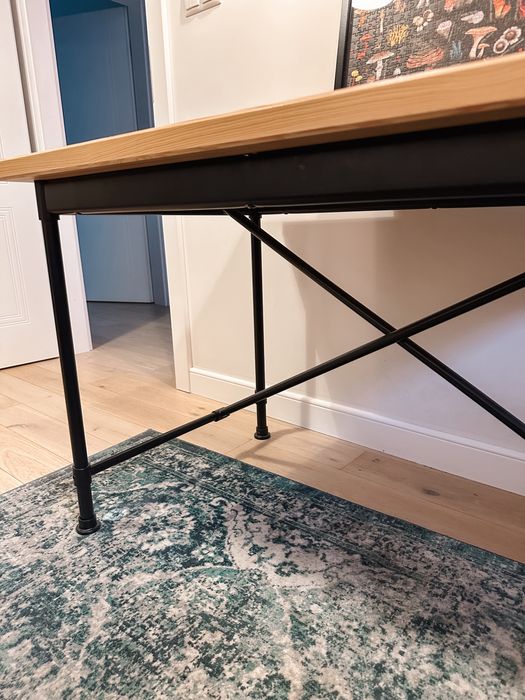 Biurko drewniane Ikea loft Kullaberg