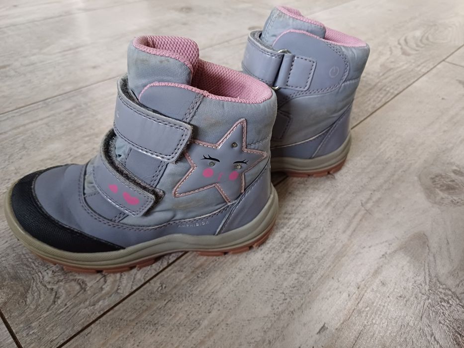 Śniegowce geox zimowe buty dla dziewczynki 26