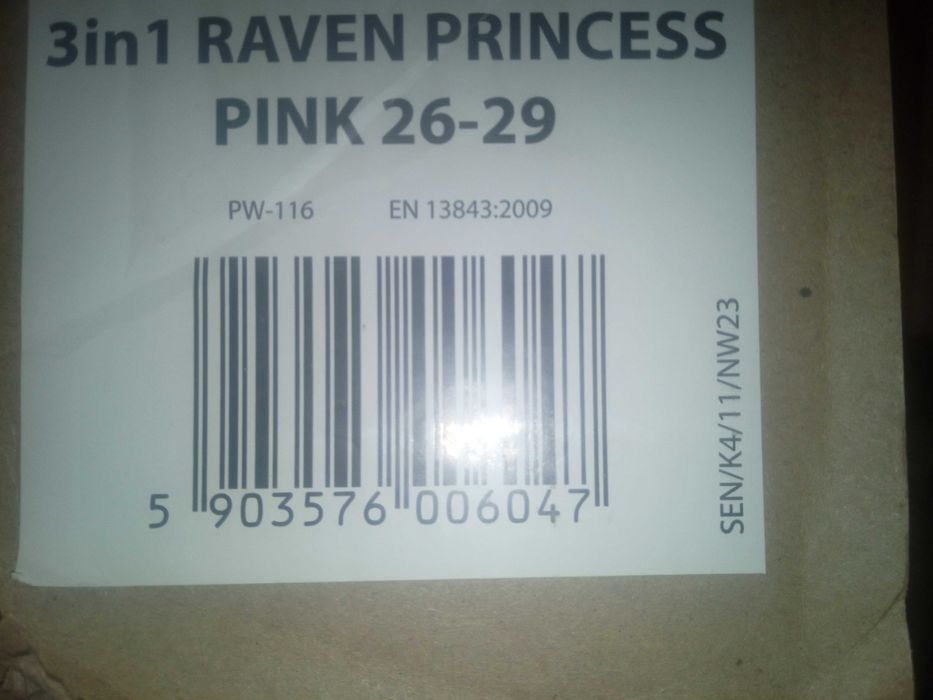 Rolko-Wrotki Regulowane 3w1 Raven Princess r26-29