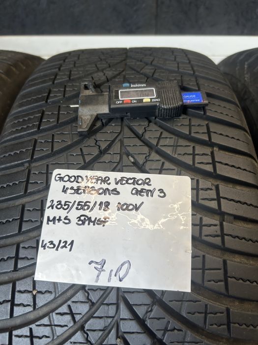 4x 235/55R18 100V GOODYEAR VECTOR 4SEASONS GEN-3 opony wielosezon M+S 3PMSF