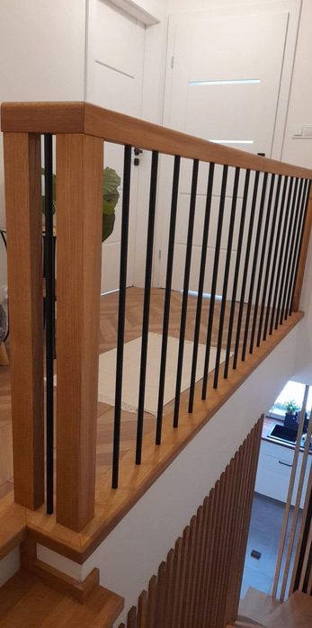 Schody drewniane / Balustrady