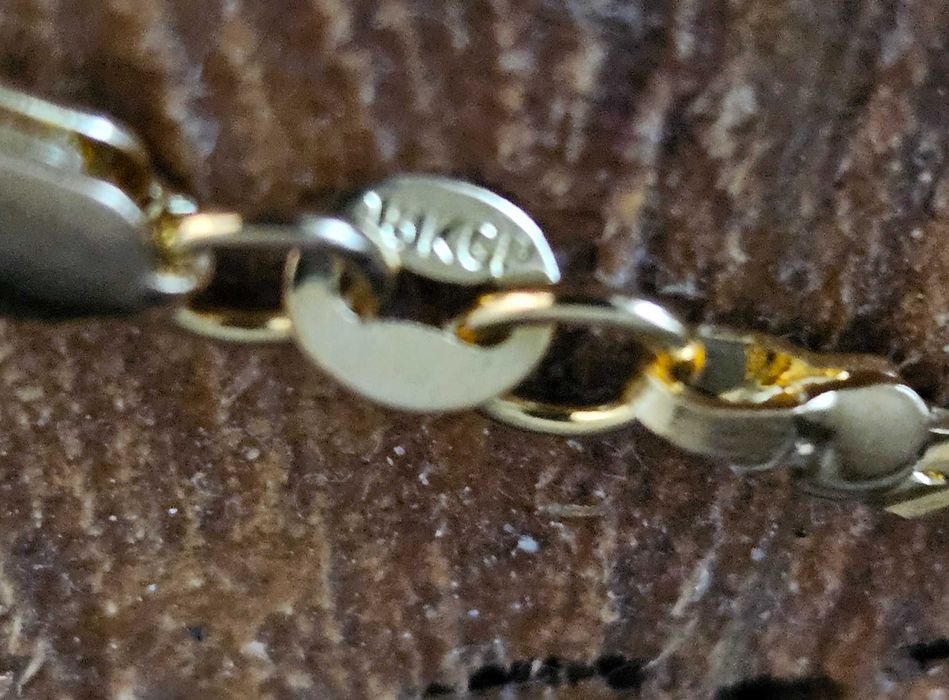 Colar em prata placado ouro 18k