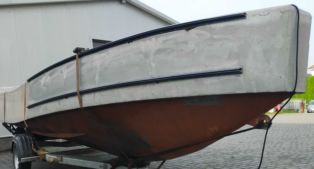 Łódź łódka aluminiowa 6 metrów