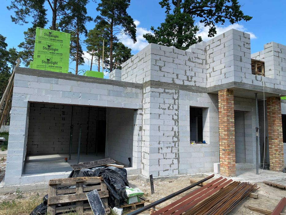 Будівництво будинків. Комплексное строительство домов.