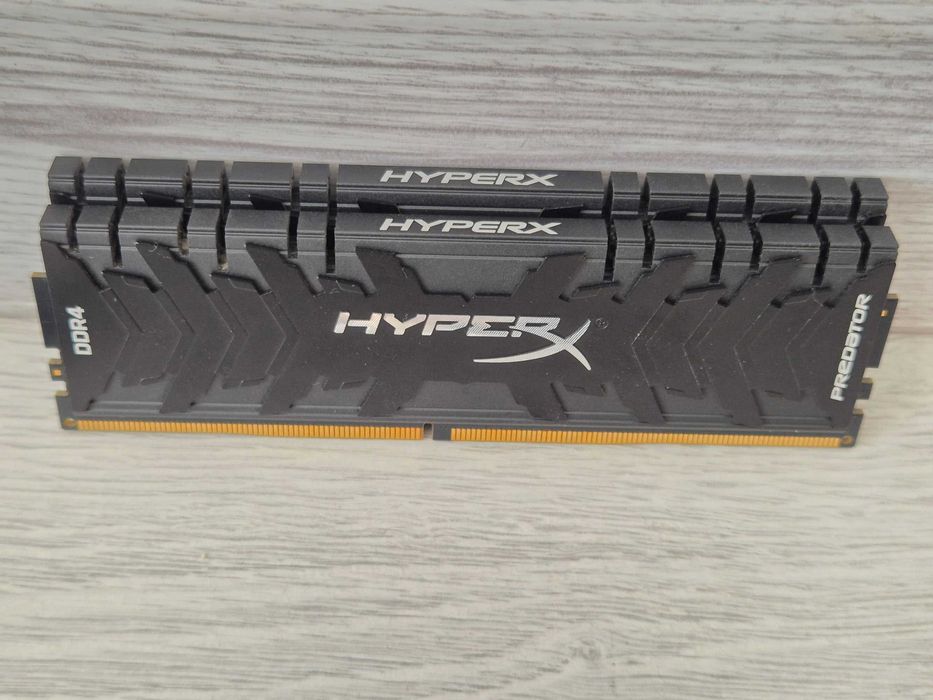 пам'ять DDR4 16GB Kit (2x8) 3333MHz CL16 HyperX FURY Predator. TradeIN