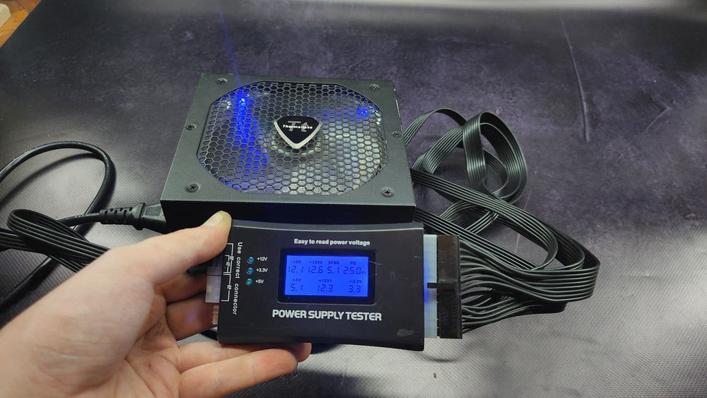 Блок живлення thermaltake evo blue 2.0 850w 80+ gold