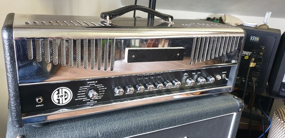 Line6 HD147 300W Topo de gama com pedaleira FBV Long Board