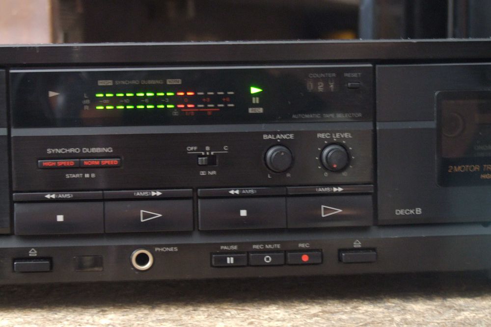 Deck de cassetes Sony TC-W370