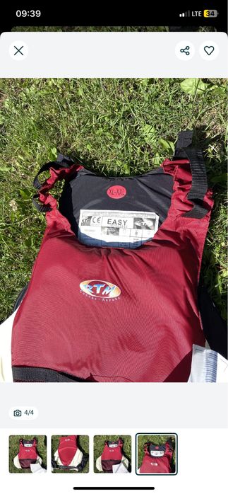 Kamizelka asekuracyjna kajak deska sup surfing