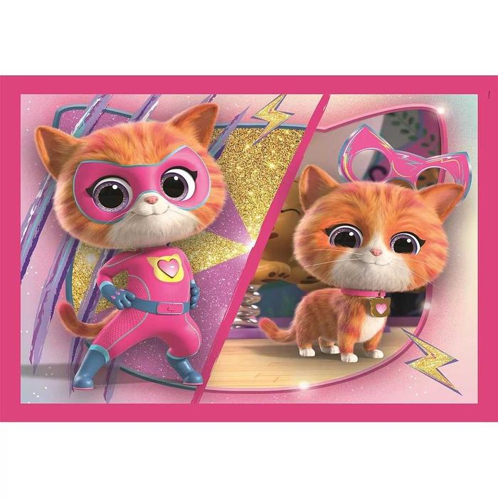 Puzzle Disney Junior Super Kitties 4in1 4 puzzles 12+16+20+24 peças
