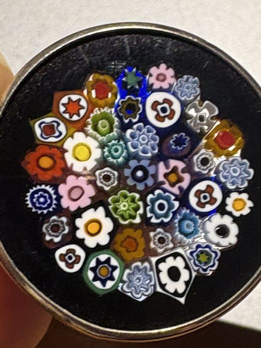 Zawiszka ze szła Murano technika millefiori