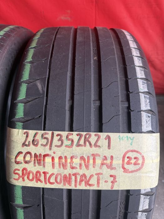 Pneus 265/35/21 Continental Impecaveis