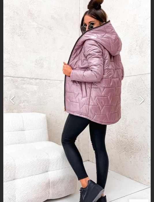 Stayhete Kurtka pikowana kaptur