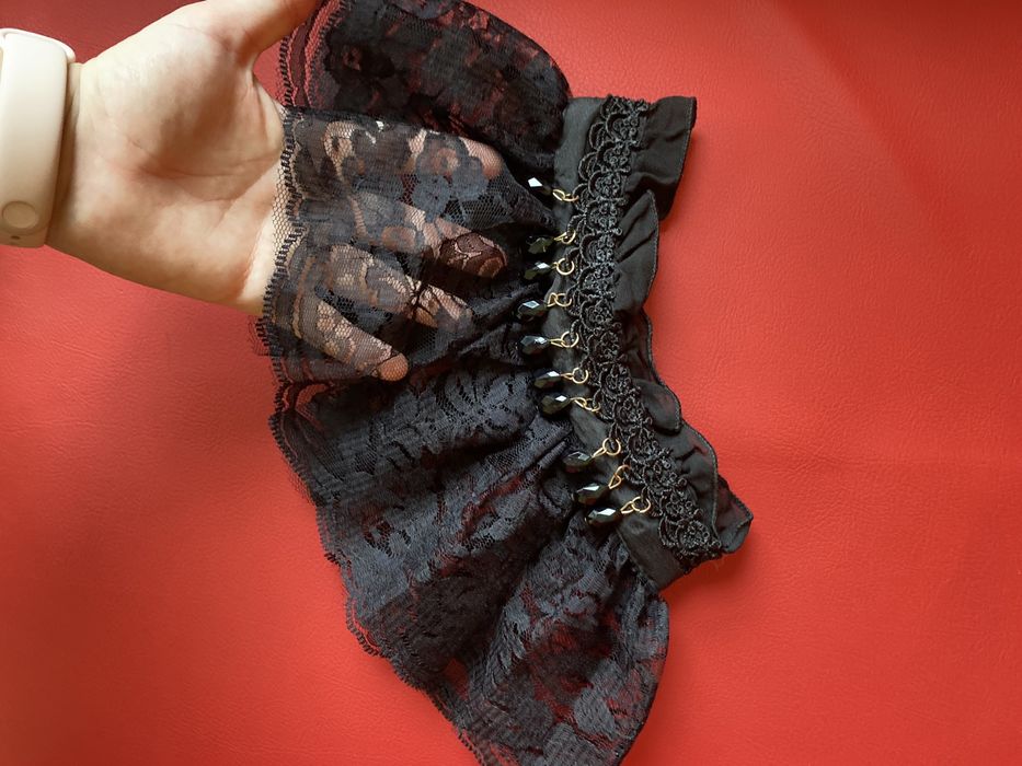 Kołnierz gotyskie koronkowy