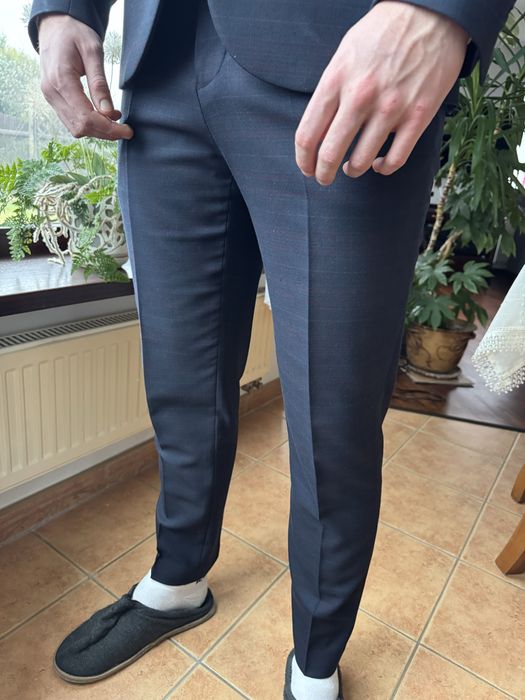 Garnitur męski marki Borgio lambrate navy