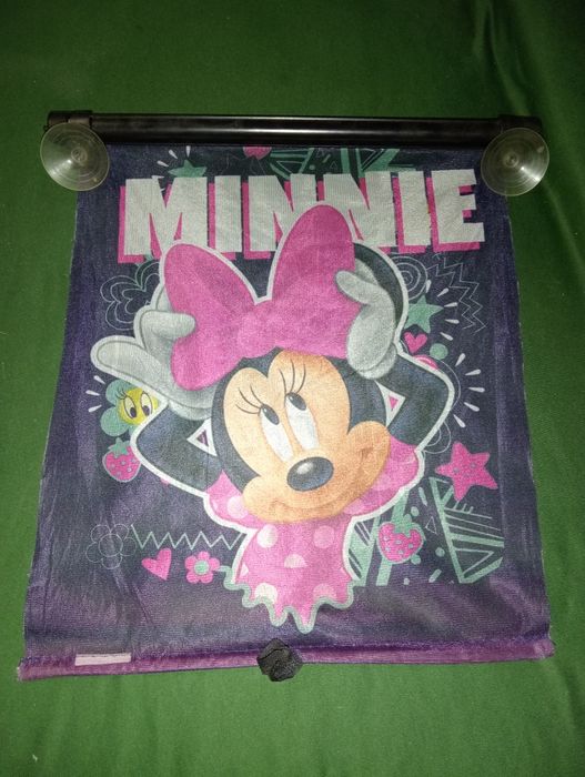 Roleta Minnie do samochodu na szybę zwijana