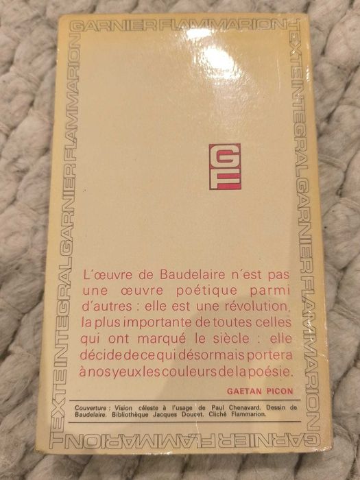 Livro "Les Fleurs Du Mal" de Charles Baudelaire