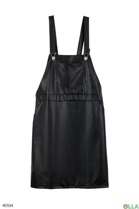 Новий жіночій сарафан з еко шкіри