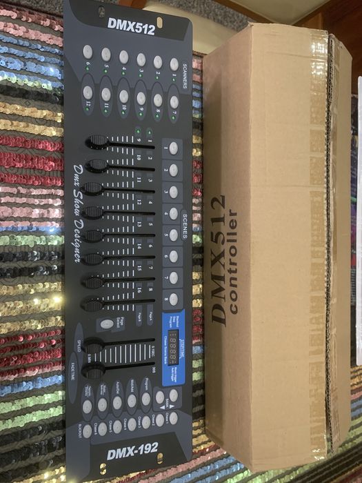 Mesa dmx 512 nova em caixa