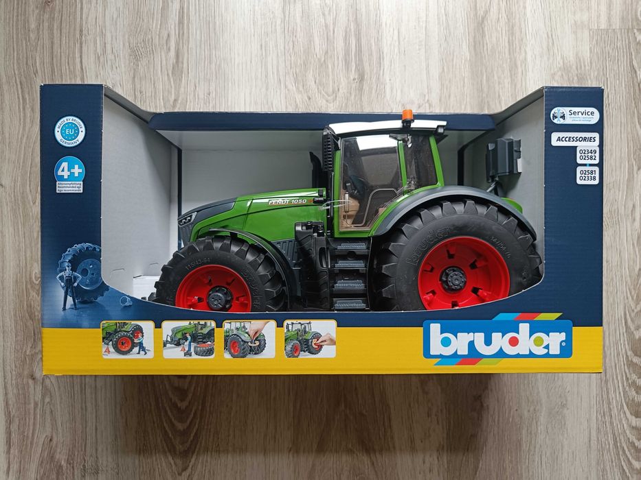 NOWY Ciągnik Traktor Bruder Fendt zdejmowane koła 04040 Vario 1050