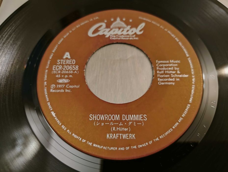 Kraftwerk - Showroom Dummies 7" Japan 1979