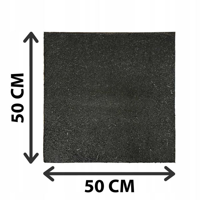 Płyty gumowe na balkon taras ochronne 50x50cm 20 mm