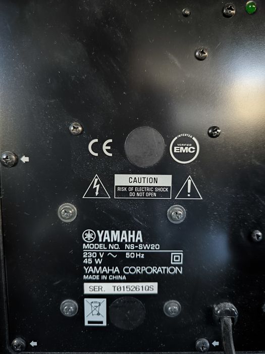Colunas 5.1 Yamaha para amplificador