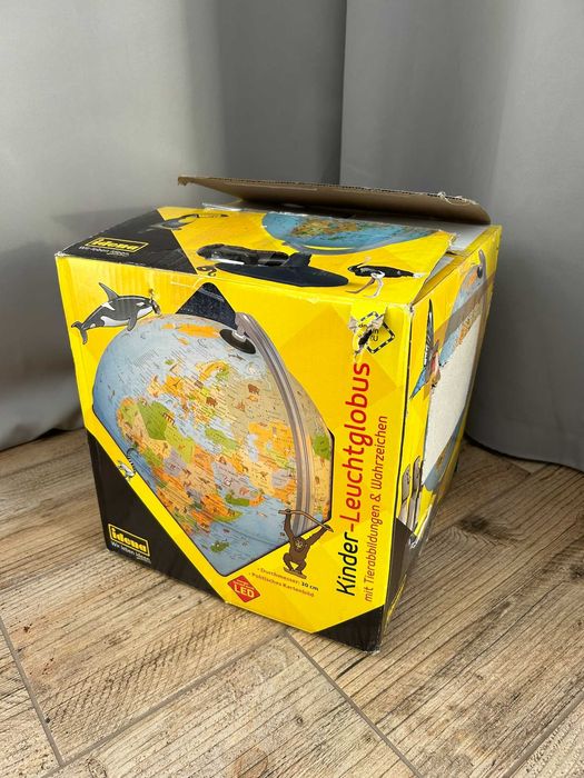 Globus podświetlany edukacyjny Idena 30 cm język niemiecki