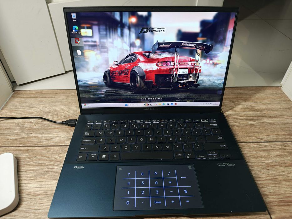 Asus ZenBook 14" WQXGA i5 12GEN 16x4.40Ghz,16GB-DDR5,512GB/Jak NOWY