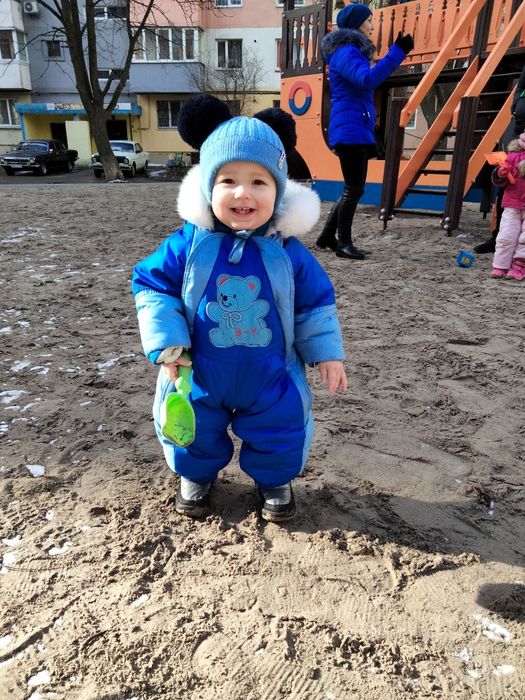 Дитячий зимовий комбінезон