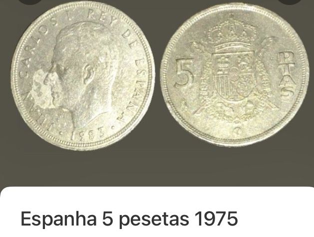 Moedas antigas, nacionais e internacionais