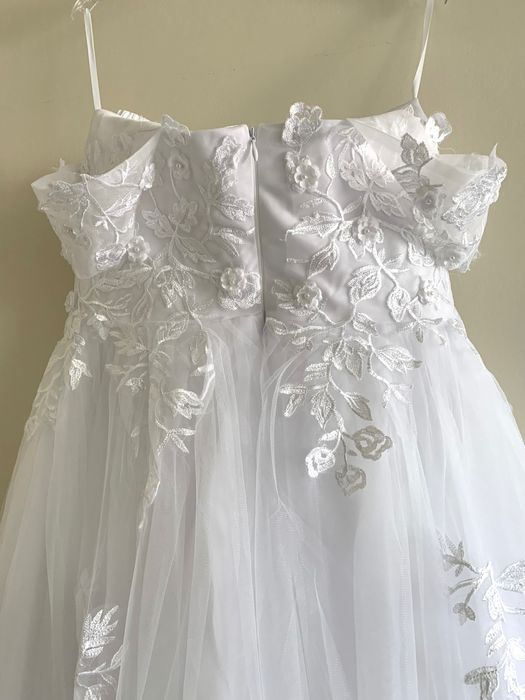 Suknia ślubna boho linia-A wesele 46 XXXL, 52 6XL, 54 7XL