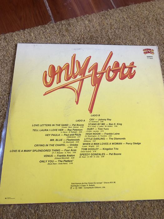 Disco de vinil Only You430760306336737287