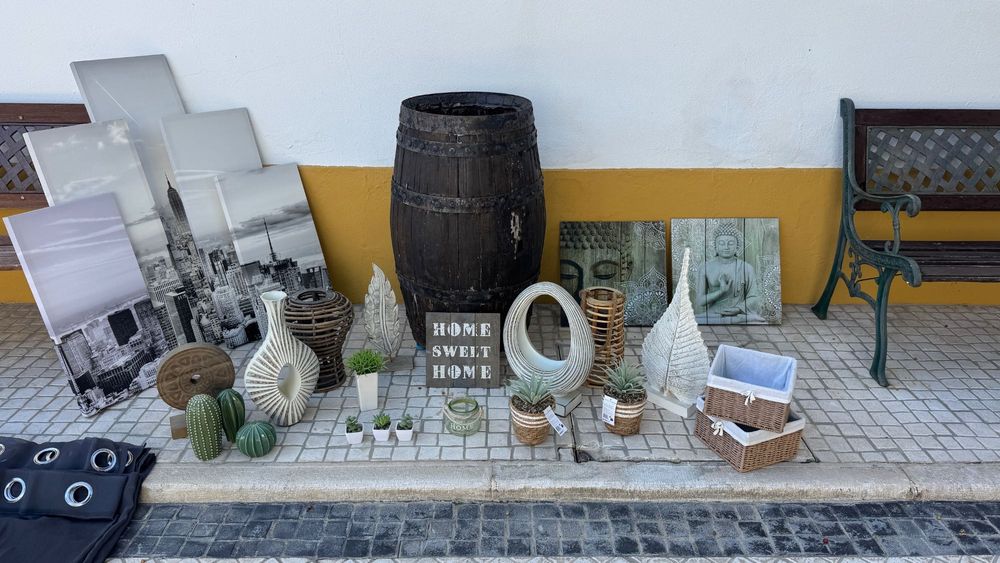 Conjunto de peças de decoração Casa