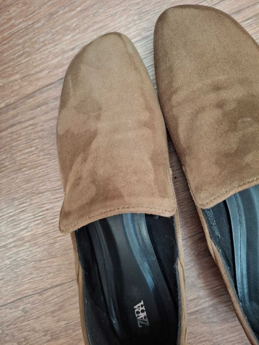 Замшеві балетки Zara, в ідеальному  стані