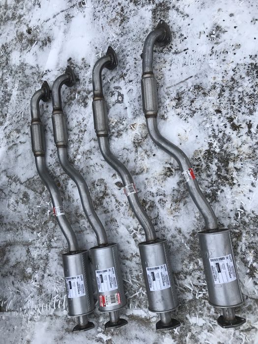 Труба приемная Шевроле Лачетти (Chevrolet Lacetti) (1.8) 1.6 с резон