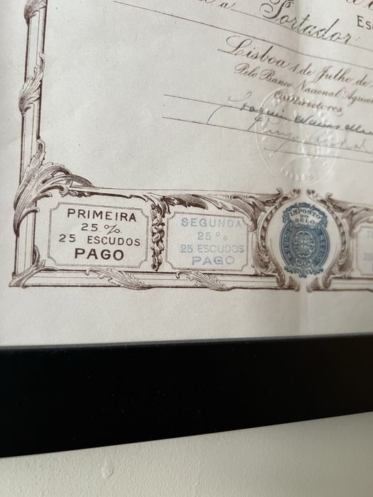 Titulo de uma acção