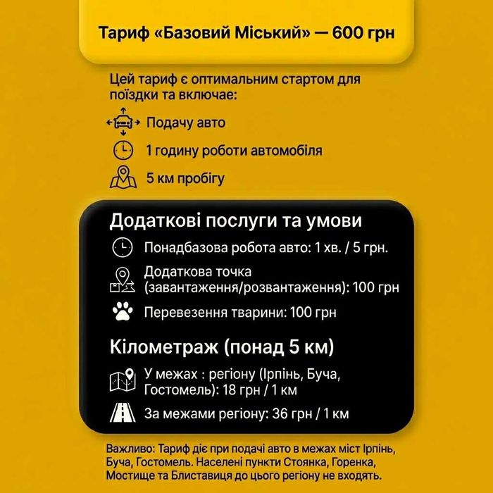 Вантажне Таксі | Вантажні перевезення | Грузоперевозки | Ірпінь, Буча