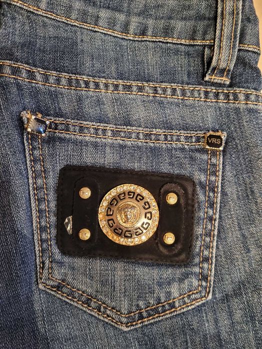 Spodnie jeansowe versace