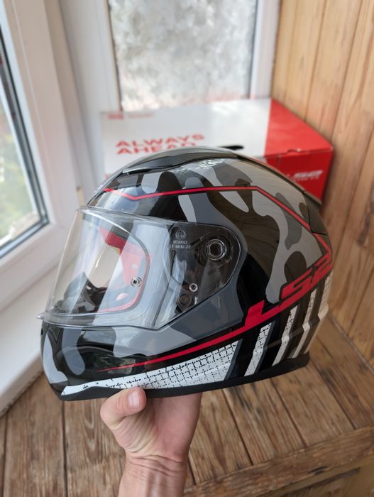 Як Новий Мотошлем LS2 Rapid (M) (shoei icon ruroc mt hjc shark nolan xlite)
