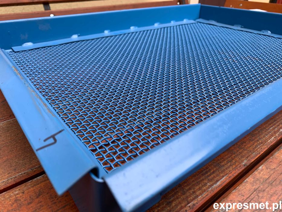 PL Sito budowlane z ramą OCZKO 4 mm przesiewacz do piasku żwiru kamien