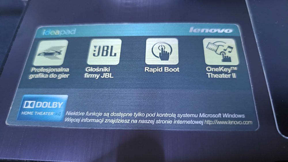 004 Lenovo Ideapad Y580