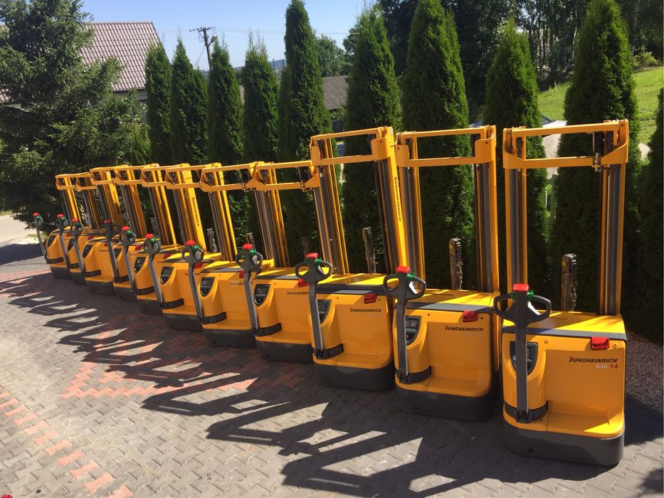 Paleciak elektryczny jungheinrich ejc14 triplex 535 cm