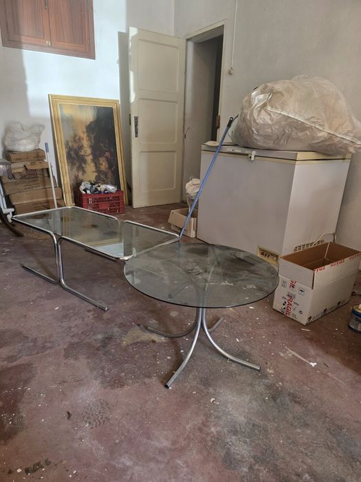 Mesas de sala com tampo de vidro