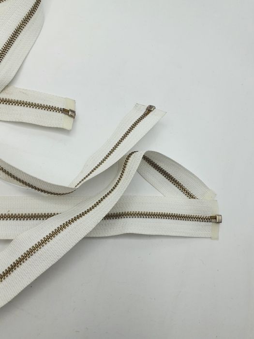 Zamek suwak metal ozdobny rozdzielczy zestaw 10 szt.-44 cm.