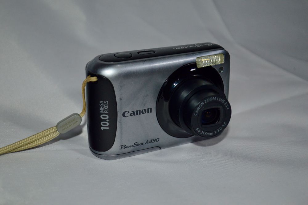 Canon PowerShot A490 10МП 3.3x компактный CCD цифровий Sony фотоапарат