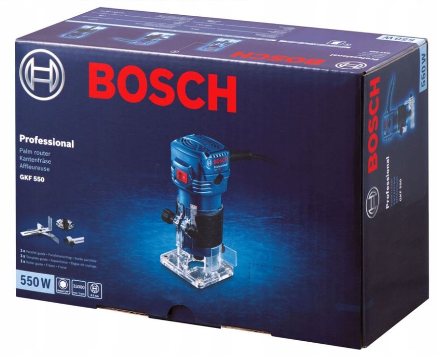 BOSCH Frezarka Krawędziowa Osprzęt 550 W